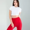 Kırmızı Fitilli Push Up Toparlayıcı Spor Tayt