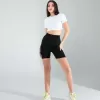 Beyaz Fitilli Kaşkorse Mini Bluz
