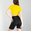 Sarı Fitilli Kaşkorse Mini Bluz