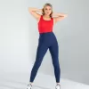 Kırmızı Kare Yaka Basic Bluz