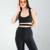 Siyah Önü Kurdeleli Askılı Dalgıç Crop