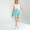 Mint Keten Şort Etek