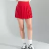 Kırmızı Pilseli Etek