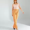 Retro Desen Cepli Turuncu Pantolon