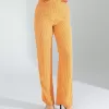 Retro Desen Cepli Turuncu Pantolon