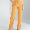 Retro Desen Cepli Turuncu Pantolon