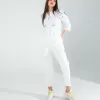 Yeşil Nakışlı Fisto Gömlek