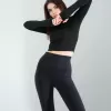 Siyah Renkli Parmak Geçmeli Spor Body