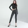 Siyah Fitilli Parmak Geçmeli Crop