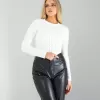 Beyaz Taşlı Body