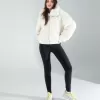 Beyaz Peluş Ceket