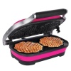 Aksu Vintage Waffle Makinesi Double Barbie Pembe
