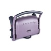 Aksu T28e Tostadoy Granit 1800W Izgara ve Tost Makinesi Violet