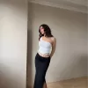 Beyaz Püskül Detay Bluz