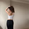 Beyaz Püskül Detay Bluz