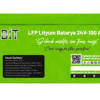 Orbit 24V 100Ah LifePO4 Marin Bluetooth Lityum Akü