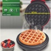 Kiwi MİNİ Ksm-2400W Yapışmaz Plakalı Waffle Makinesi Kırmızı