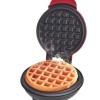 Kiwi MİNİ Ksm-2400W Yapışmaz Plakalı Waffle Makinesi Kırmızı