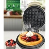 Kiw MİNİi Ksm-2400W Yapışmaz Plakalı Waffle Makinesi Krem