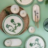 14 Parça 6 Kişilik Kahvaltı Takımı Ottoman Elegance Yeşil - 2