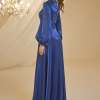 Şifon Helin Abiye - Lacivert