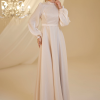 Şifon Helin Abiye - Vizon