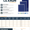 Lexron 125 W Polikristal Güneş Paneli