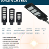 Lexron 250W Güneş Panelli Led Solar Aydınlatma Armatürü