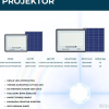 Lexron 200W Güneş Panelli Solar Led Projektör