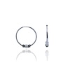 Gümüş 14 Mm Halka Küpe