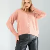 Pudra Sakal Triko Hırka