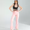Pembe İspanyol Paça Tayt