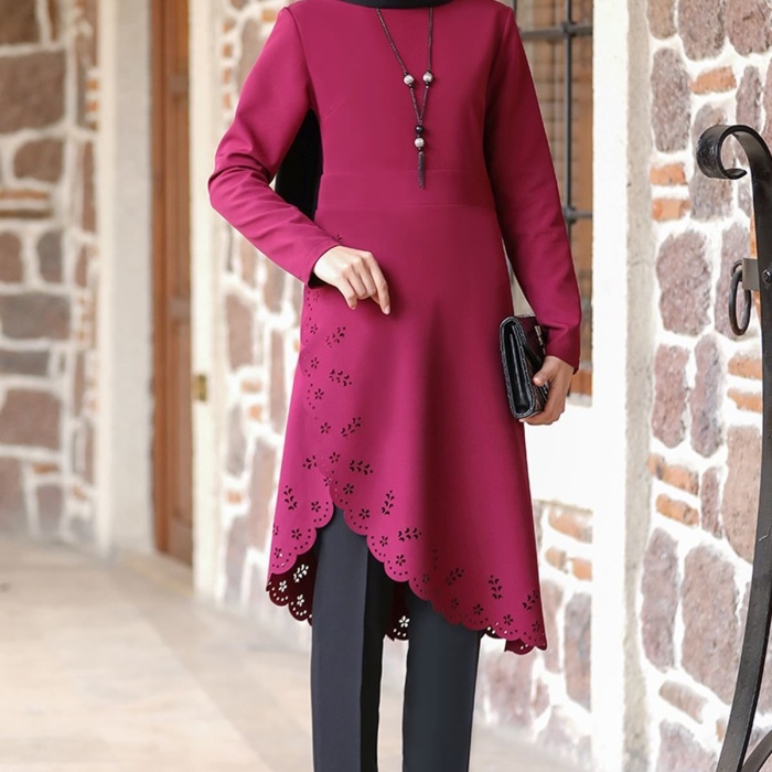 Lazer Tunik Mürdüm