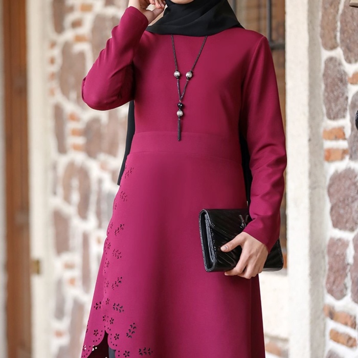 Lazer Tunik Mürdüm