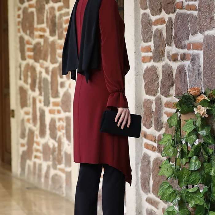 Nisa İkili Takım Bordo