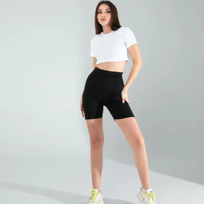 Beyaz Fitilli Kaşkorse Mini Bluz