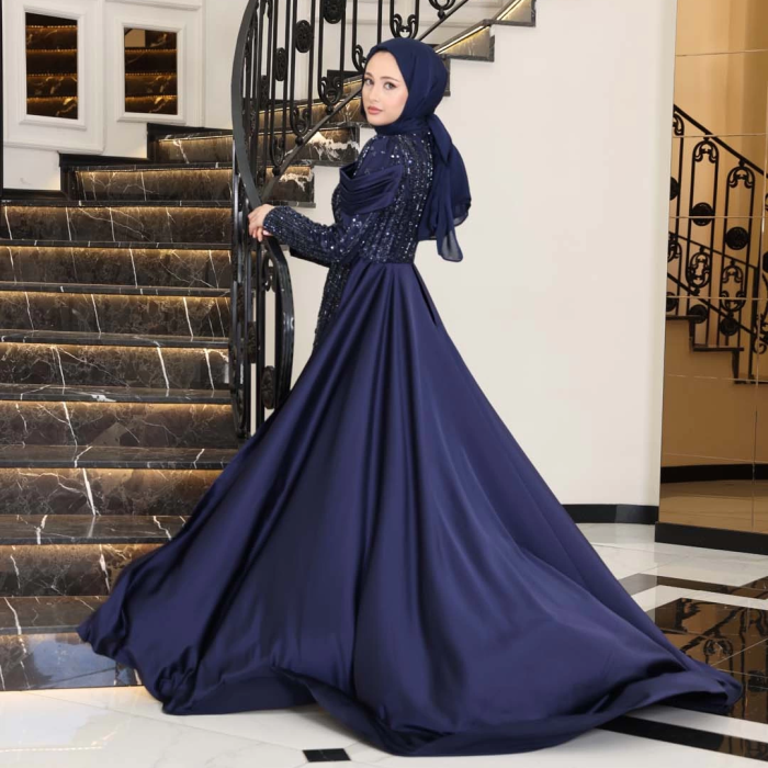 MANOLYA ABİYE LACİVERT