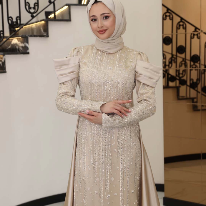 MANOLYA ABİYE BEJ