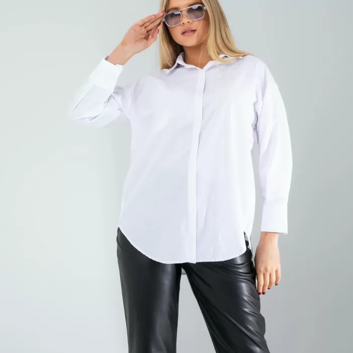Beyaz Regular Fit Gömlek