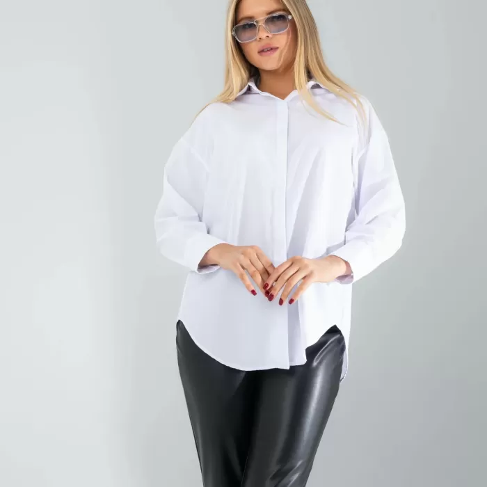 Beyaz Regular Fit Gömlek