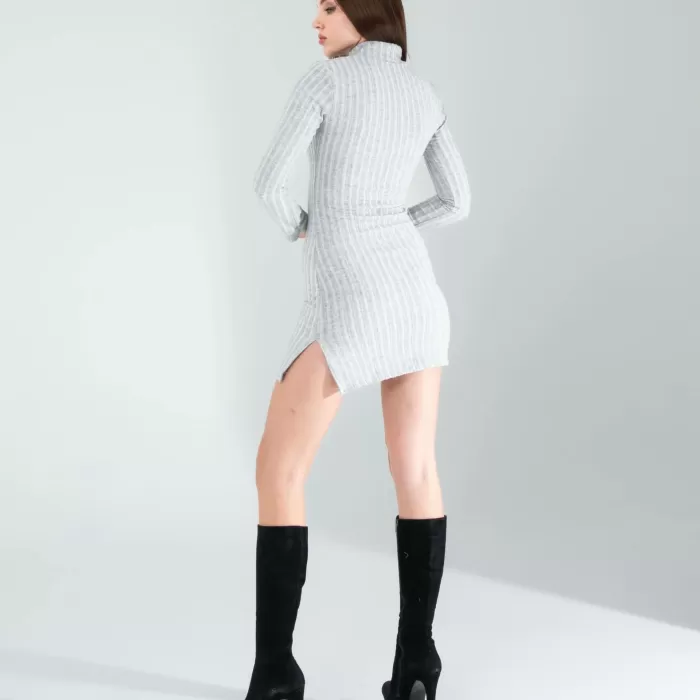 Taş Mini Triko Elbise