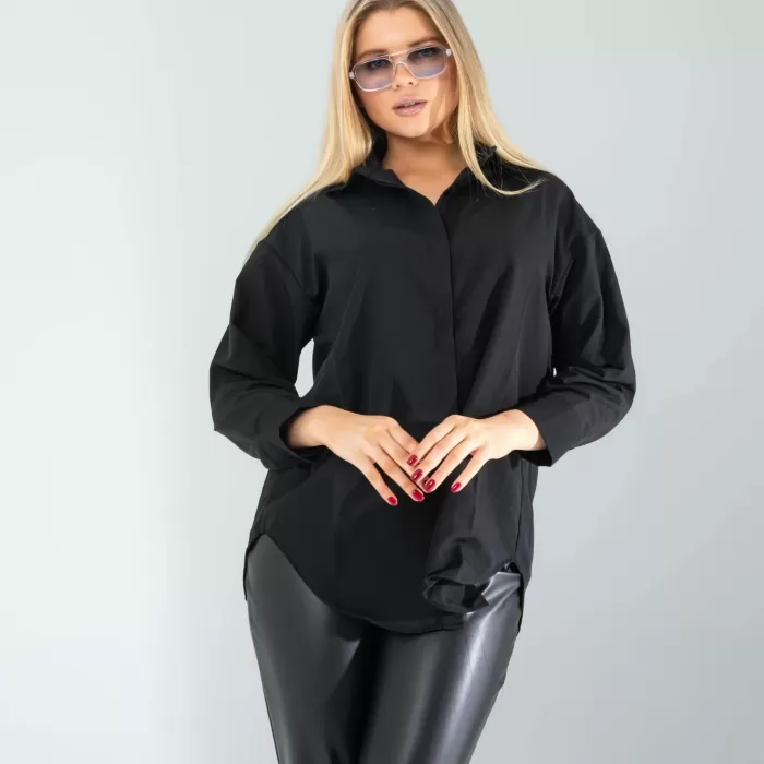 Siyah Regular Fit Gömlek