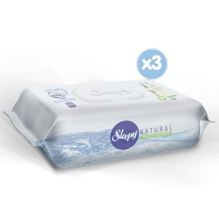 Sleepy Natural Bebek Havlusu 3x60