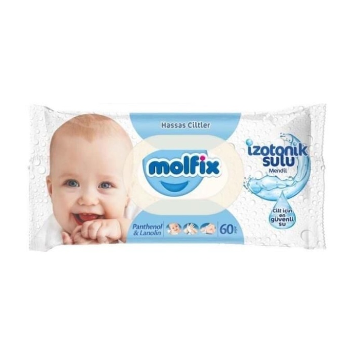 Molfix Izotonik Hassas Ciltler Tekli Paket 60 Yaprak Islak Havlu