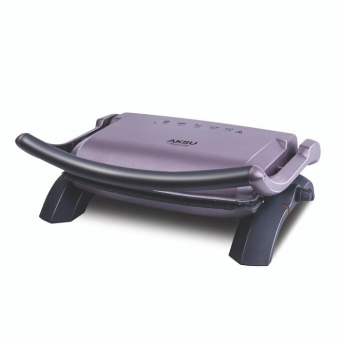 Aksu T28e Tostadoy Granit 1800W Izgara ve Tost Makinesi Violet