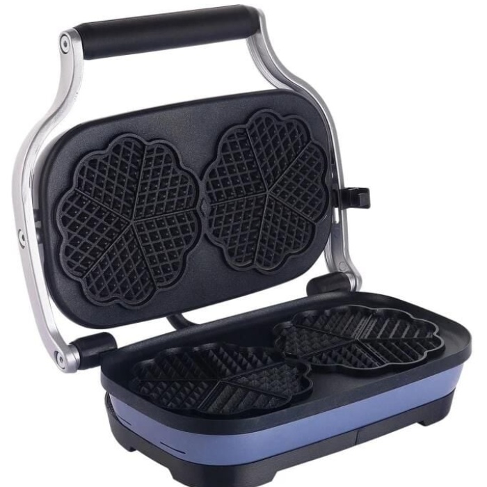 AKSU Vintage Waffle Makinesi Double Mavi T62W