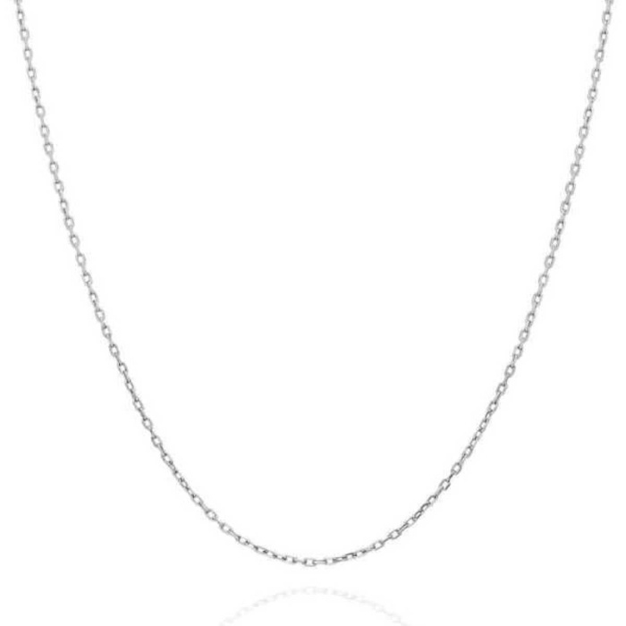 Kadın 925 Gümüş Hayalet Kolye Zinciri (45 Cm)