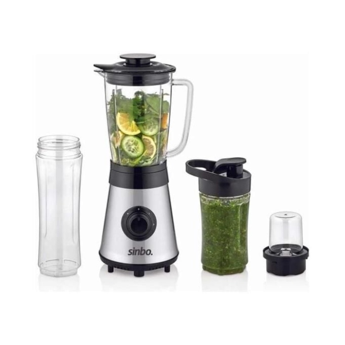 Sinbo Shb 3190 Smoothie Blender Set Kahve Öğütücü Taşınabilir Bardaklı