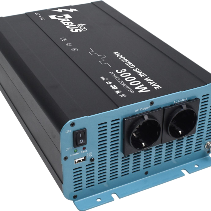 Orbus Eco 12 V 3000 W Modifiye Sinüs İnverter