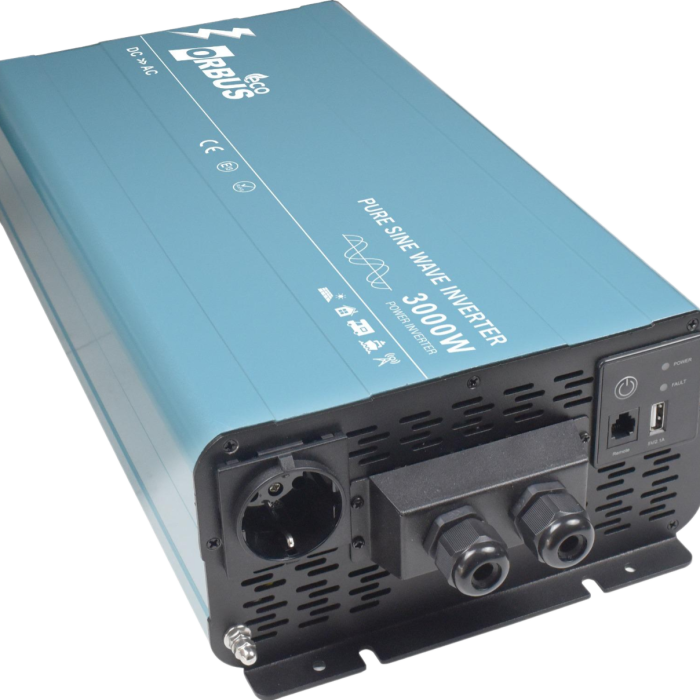 Orbus Eco 24 V 3000 W Tam Sinüs İnverter